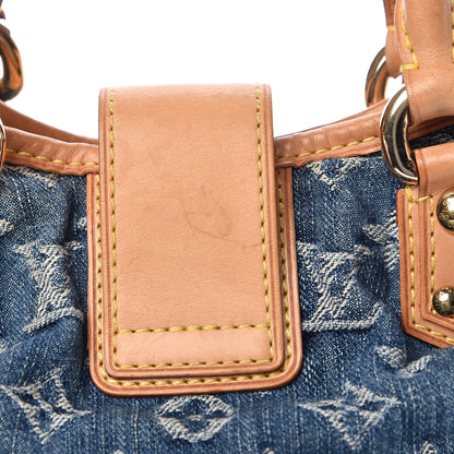Louis Vuitton Monogram Denim Pleaty Blue 15 of 15