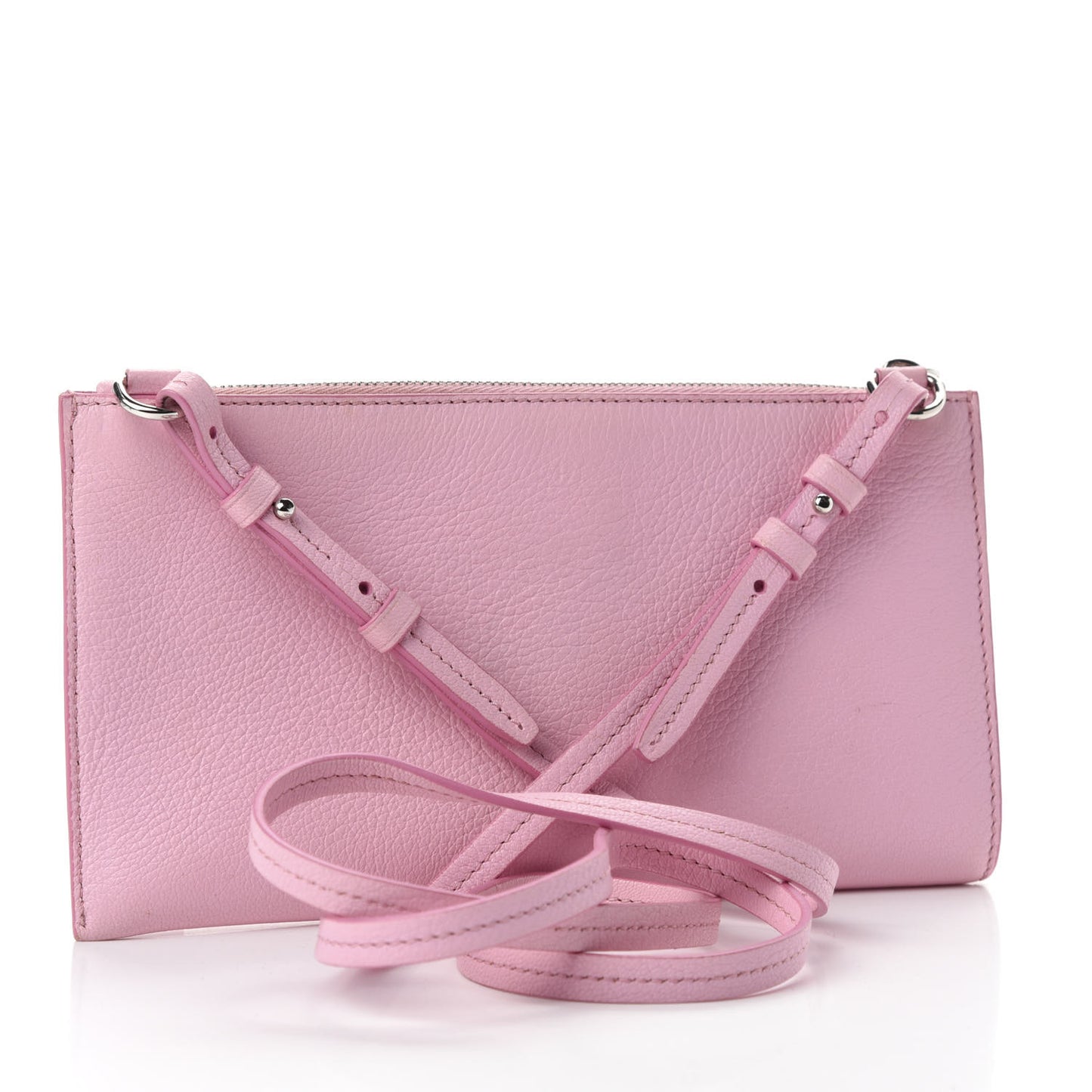 Grained Goatskin Antigona Crossbody Bright Pink