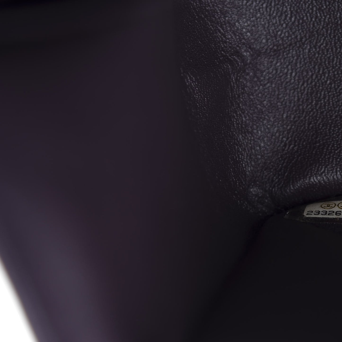 Caviar Quilted Jumbo Double Flap Dark Purple