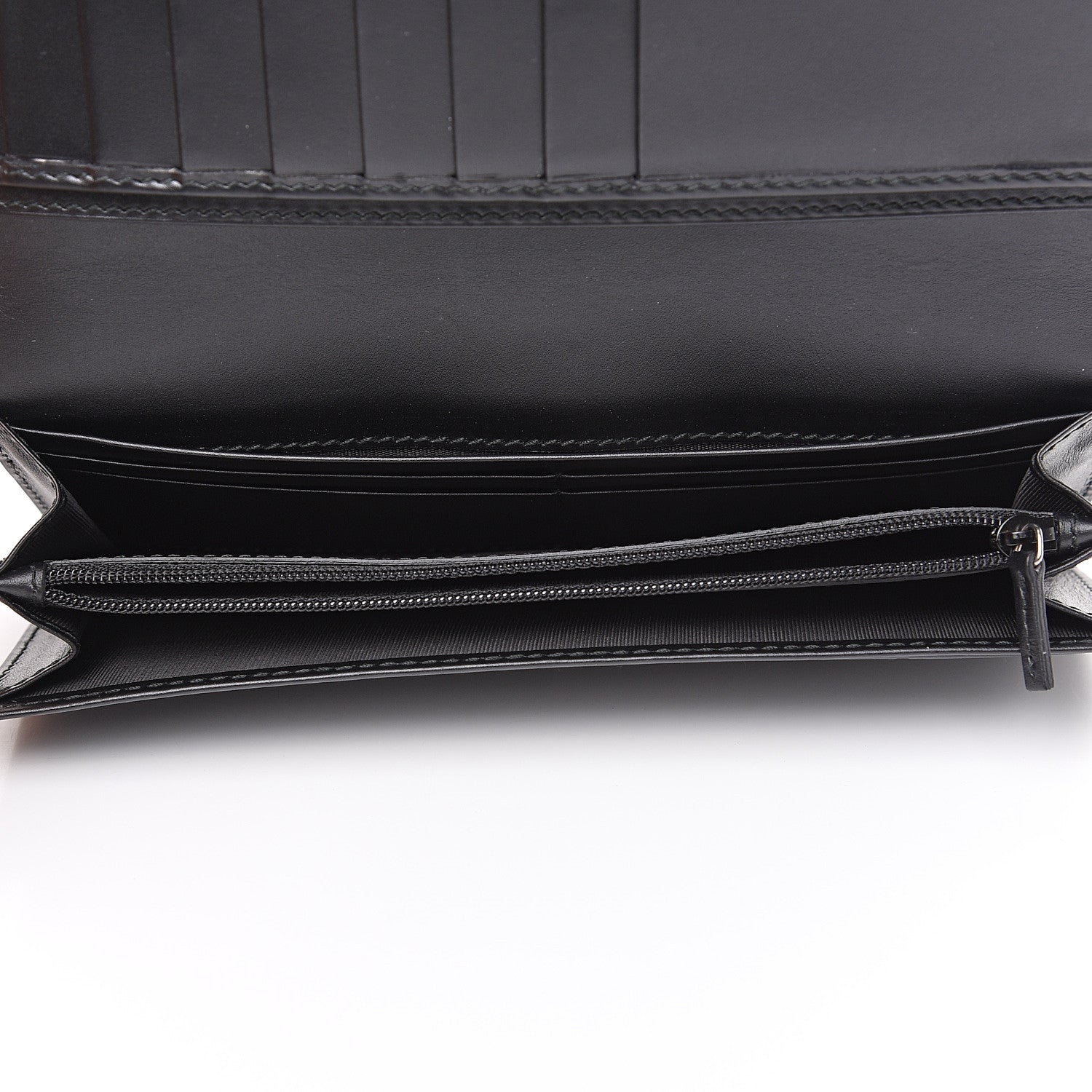 Gucci Guccissima Avel Continental Flap Wallet Black 4 of 6