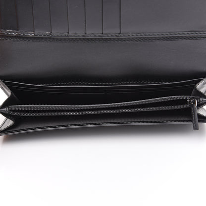 Gucci Guccissima Avel Continental Flap Wallet Black 4 of 6
