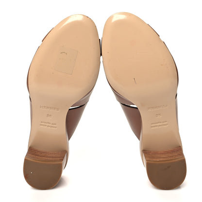 Hermes Calfskin Right Mules 36 Palissandre 5 of 10