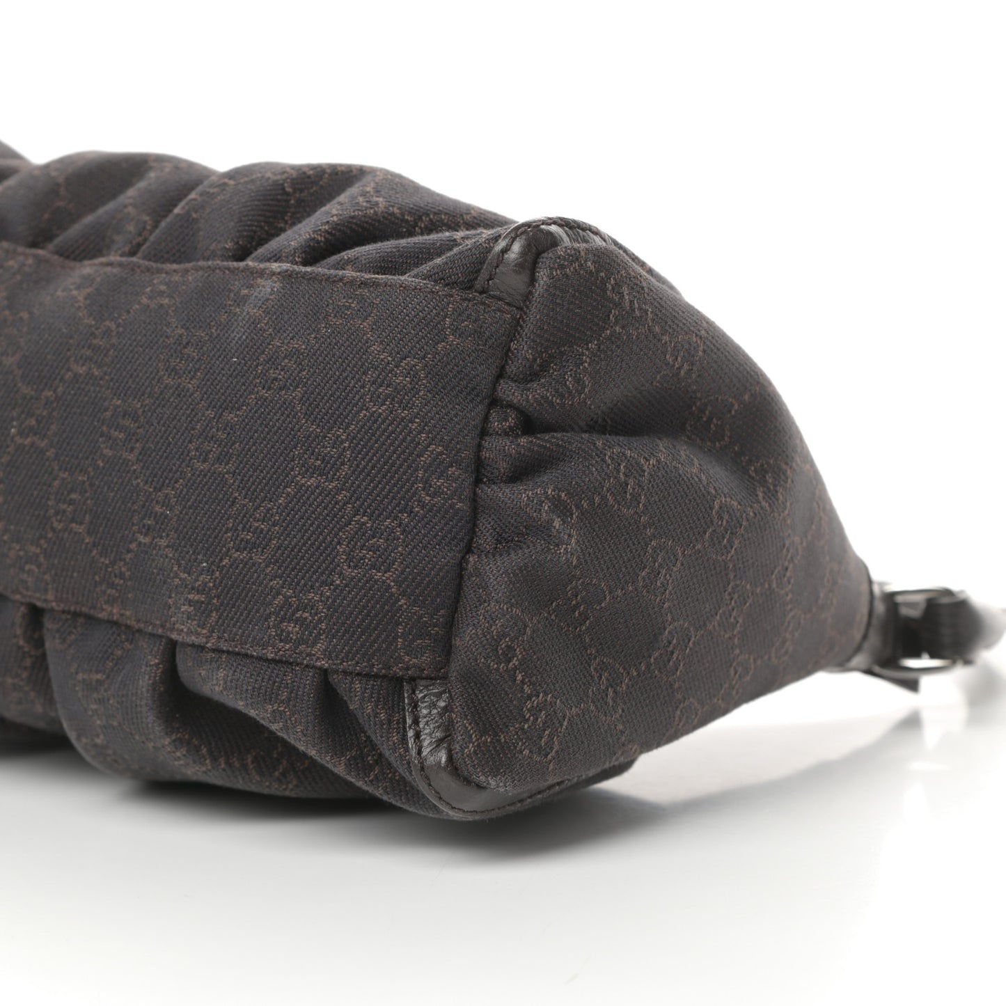 Monogram D Ring Hobo Dark Brown