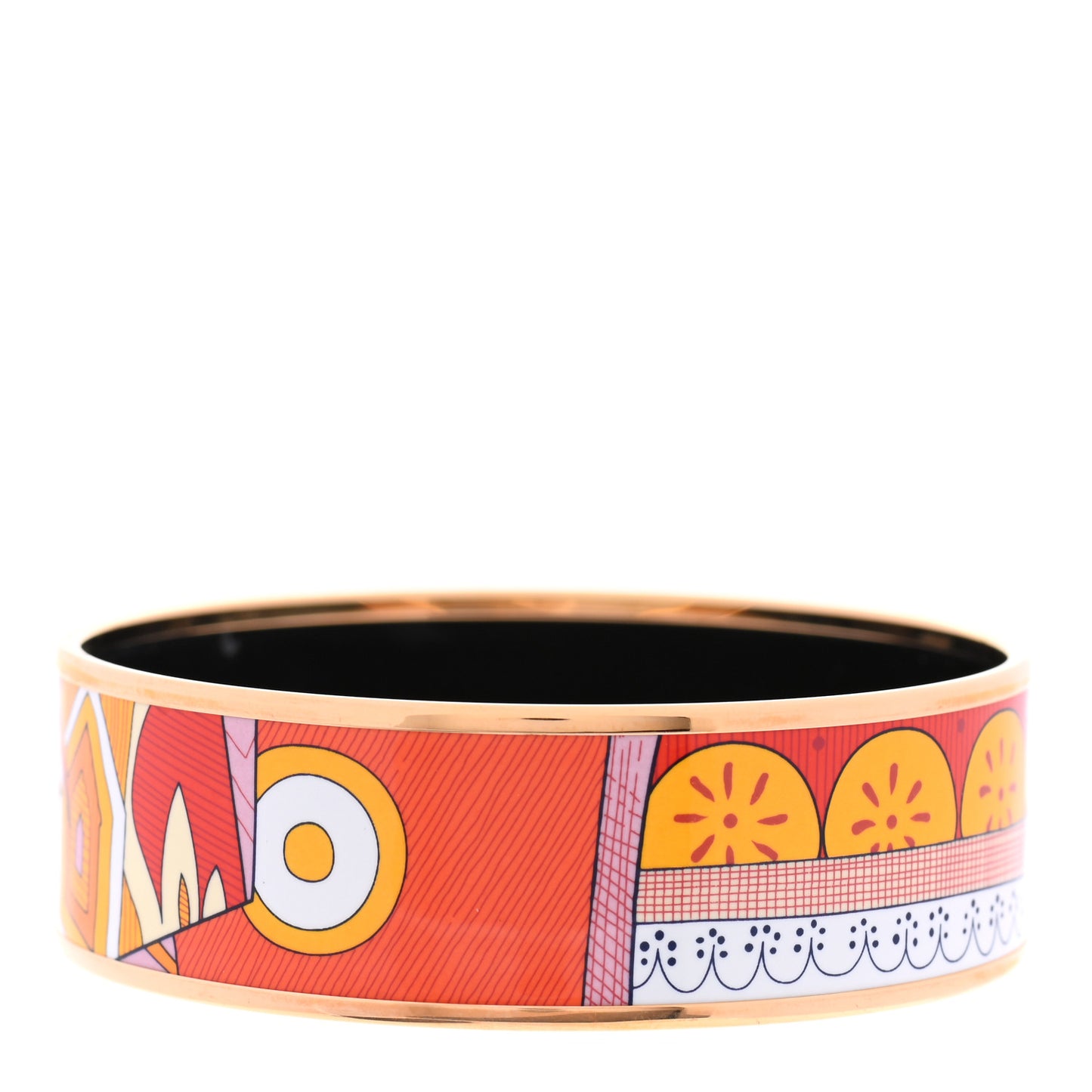 Enamel Printed Wide Acte III Scene La Clairiere Lune Bangle 70