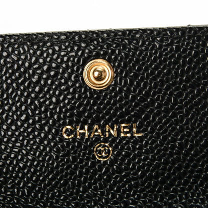 Chanel Caviar Quilted Flap Card Holder Black 6 of 8