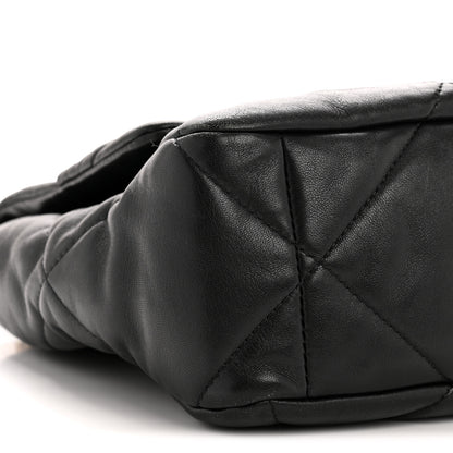 Chanel Lambskin Quilted Large Chanel 19 Flap Black 9 of 13