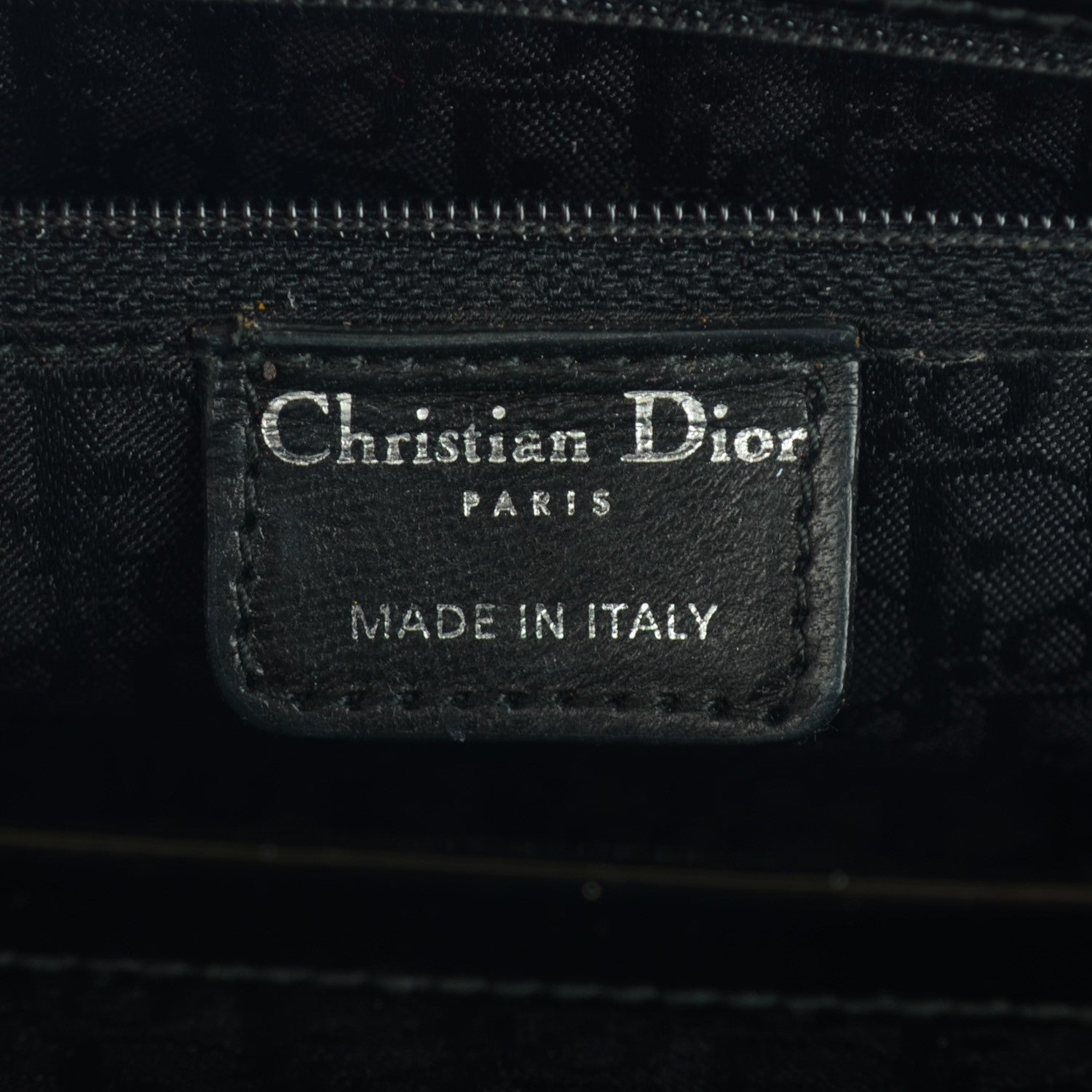 Christian Dior Patent Cannage Stitched East West Lady Dior Black 5 of 7