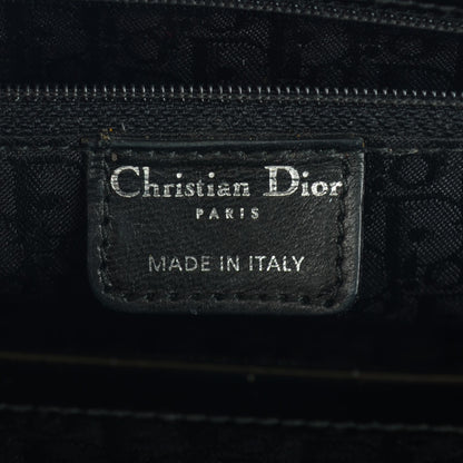 Christian Dior Patent Cannage Stitched East West Lady Dior Black 5 of 7