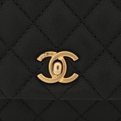 Chanel Caviar Quilted Mini Coco Handle Flap Black 12 of 12