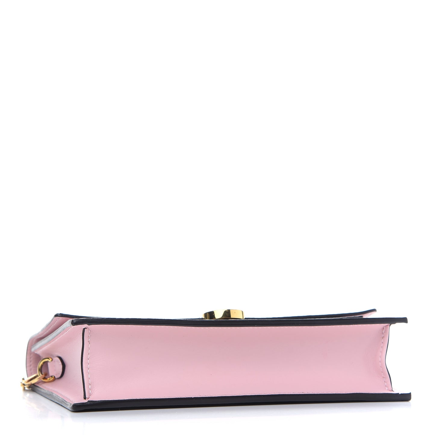 Monogram Flore Chain Wallet Rose Ballerine