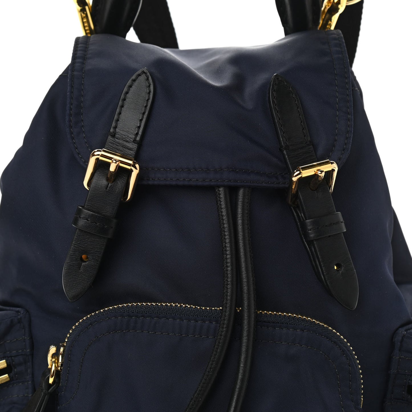 Nylon Medium Rucksack Backpack Ink Blue