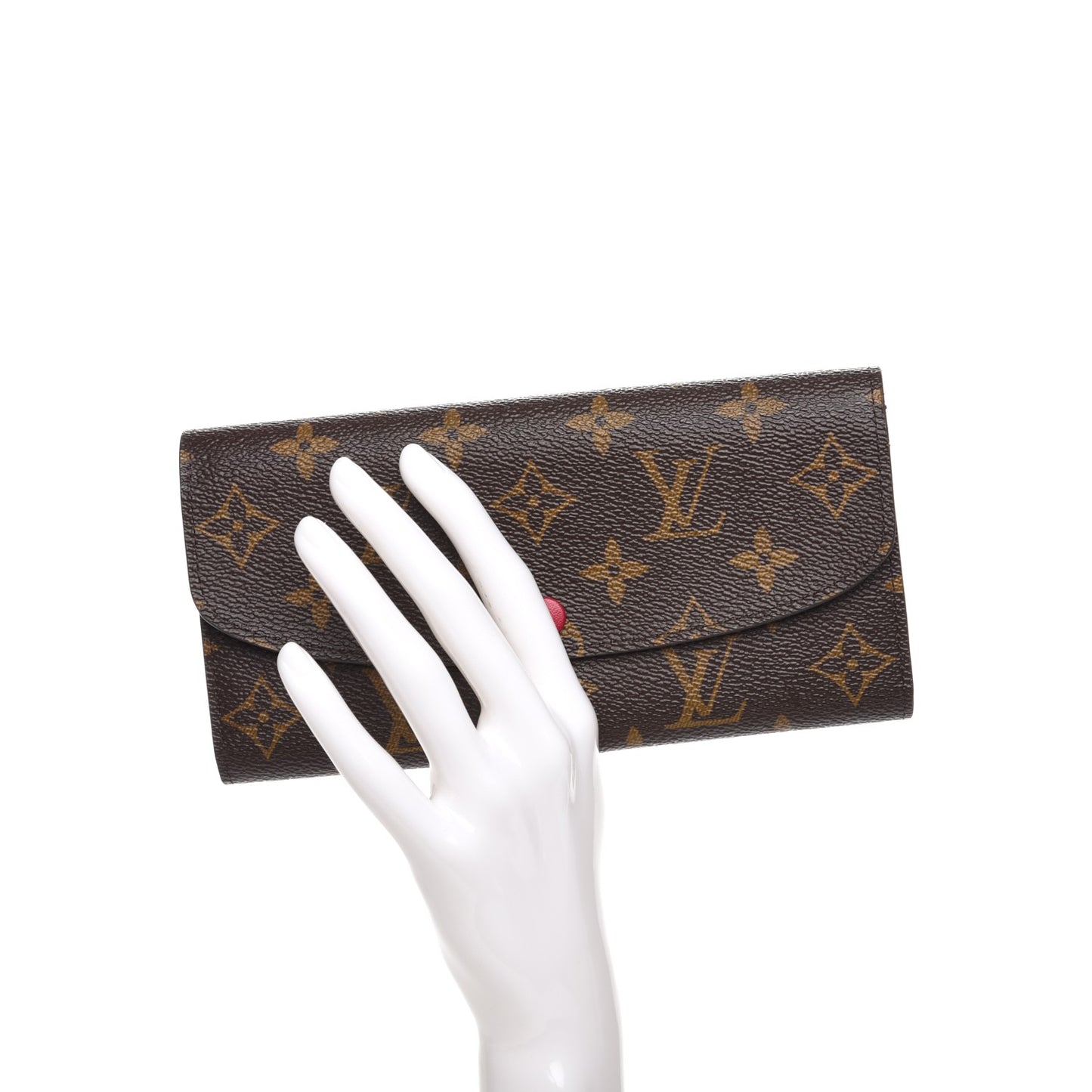 Monogram Emilie Wallet Fuchsia