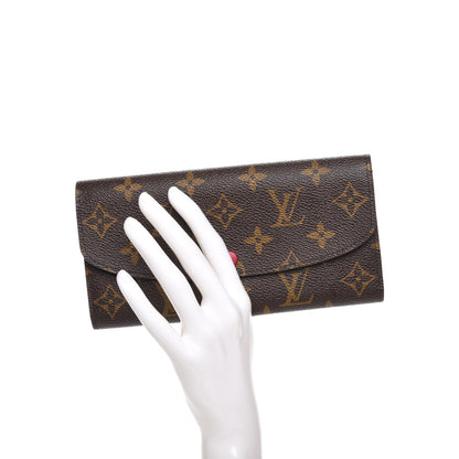 Louis Vuitton Monogram Emilie Wallet Fuchsia 2 of 8