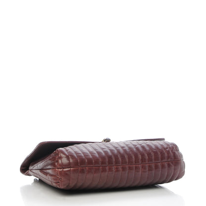 Lanvin Soft Calfskin Quilted Medium Happy Shoulder Bag Bordeaux 4 of 6