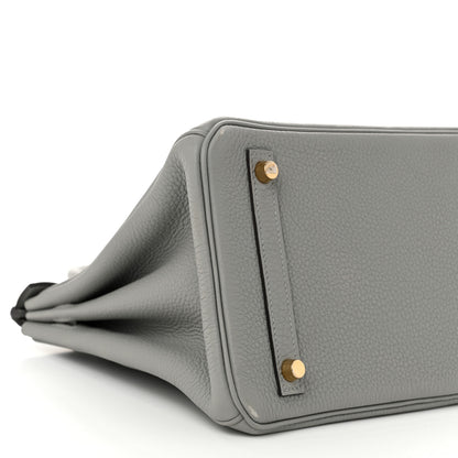 Hermes Togo BIRKIN 30 Gris Mouette 9 of 12