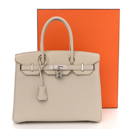 Hermes Togo Swift Canvas 3 in 1 Birkin 30 Craie 16 of 16