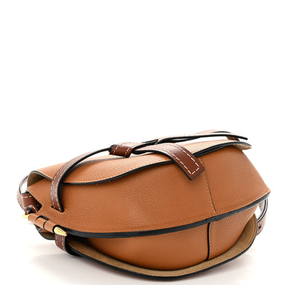 Loewe Grained Calfskin Small Gate Crossbody Bag Caramel Pecan 4 of 10