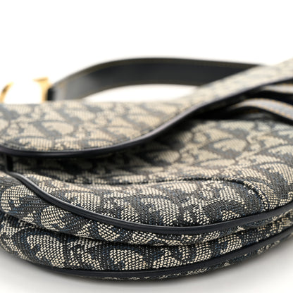 Christian Dior Monogram Saddle Bag Blue 9 of 11