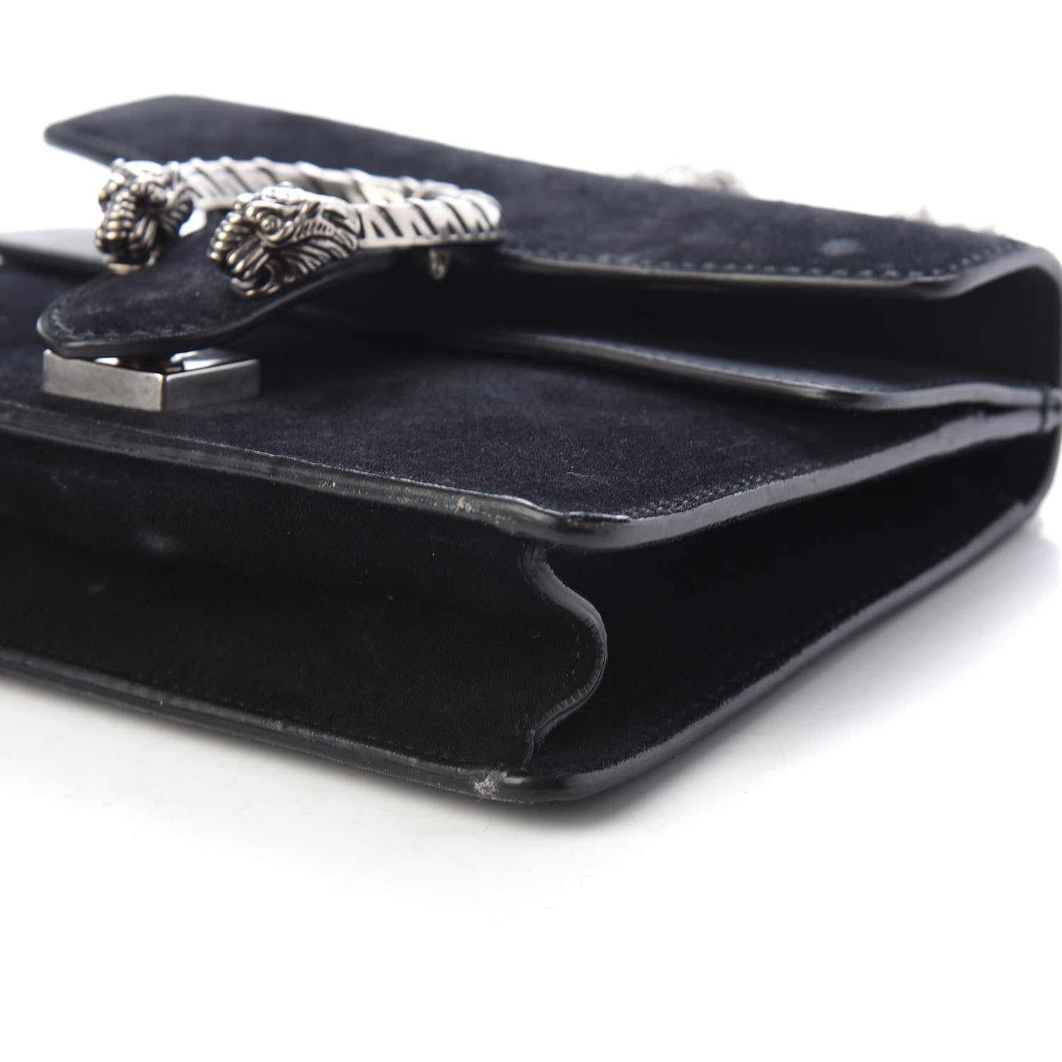 Gucci Suede Mini Dionysus Shoulder Bag Black 10 of 10