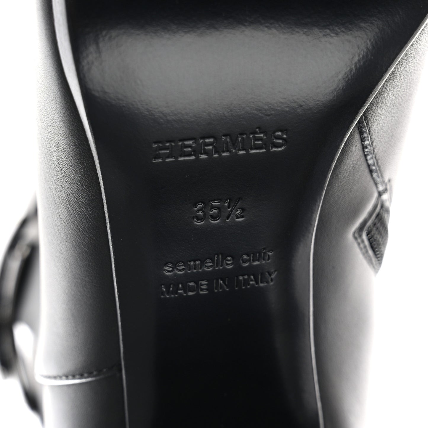 Calfskin Saint Germain Ankle Boots 35.5 Black