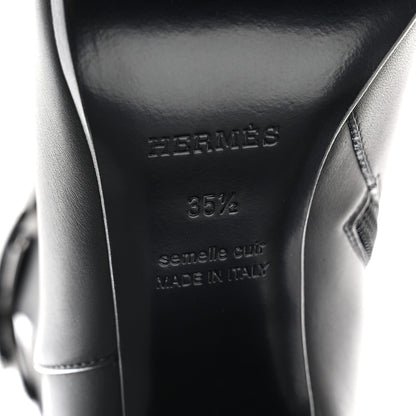 Hermes Calfskin Saint Germain Ankle Boots 35.5 Black 6 of 9