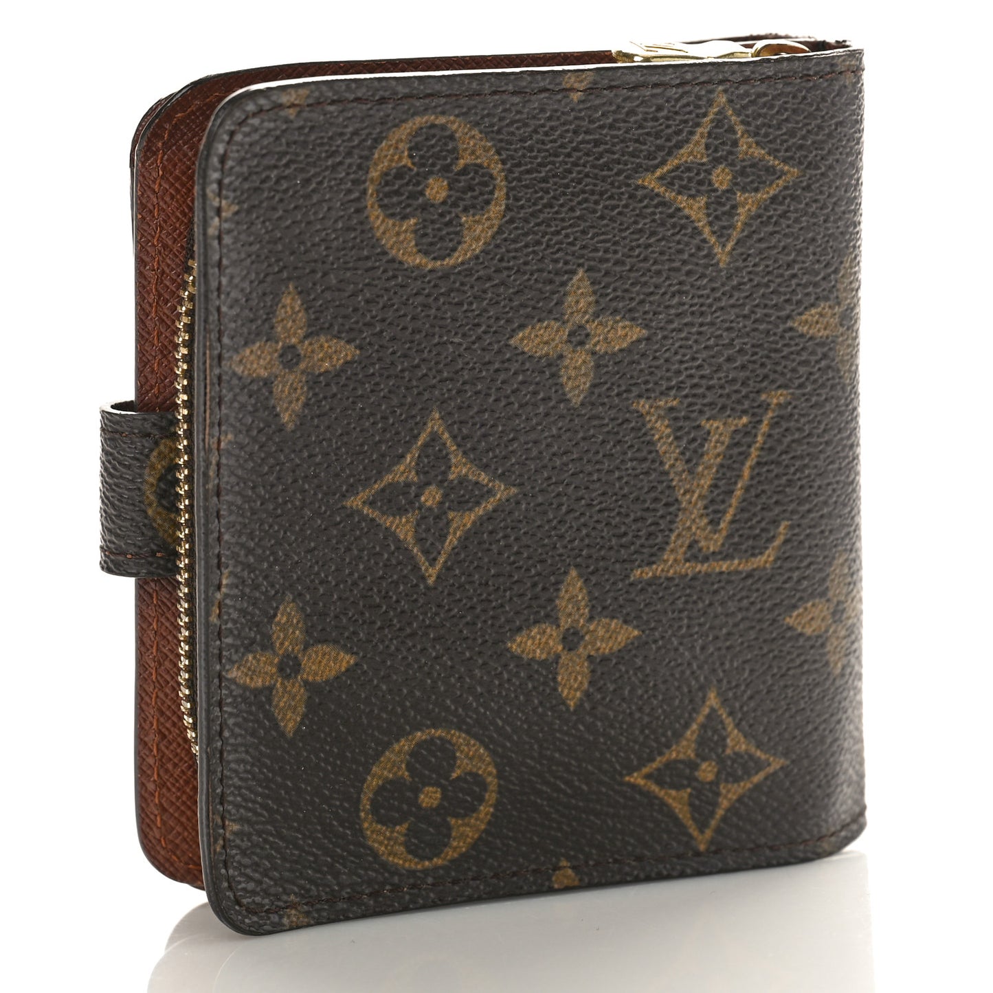 Monogram Compact Zippe Zipped Wallet
