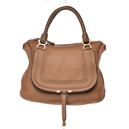 Chloe Calfskin Large Marcie Satchel Nut 1 of 9