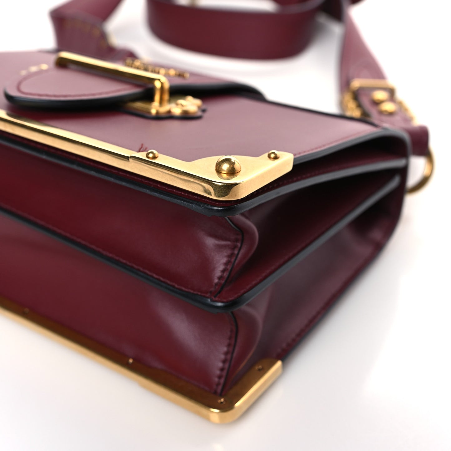 City Calf Saffiano Mini Cahier Bag Granato