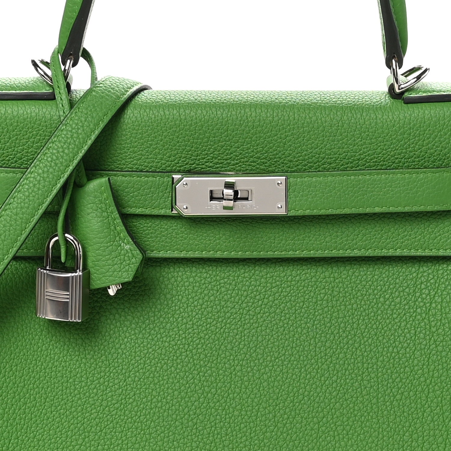 Hermes Togo Kelly Retourne 28 Vert Yucca 8 of 11