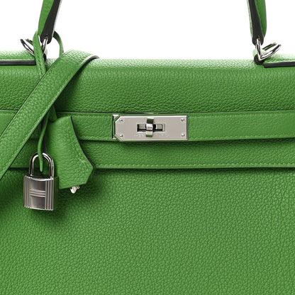 Hermes Togo Kelly Retourne 28 Vert Yucca 8 of 11
