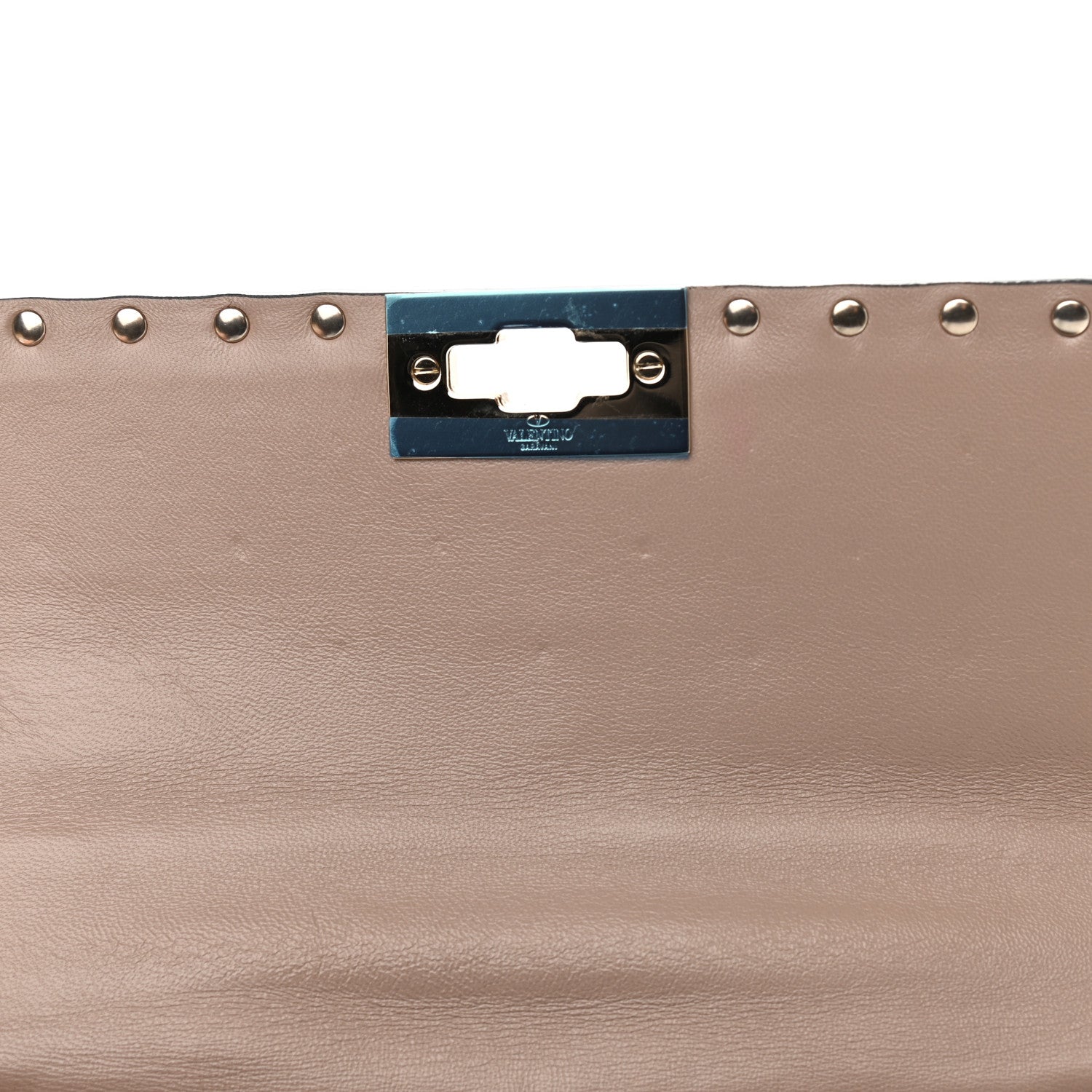Valentino Garavani Nappa Medium Rockstud Spike Shoulder Bag Poudre 7 of 9