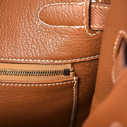 Hermes Courchevel HAC Birkin 32 Gold 10 of 37