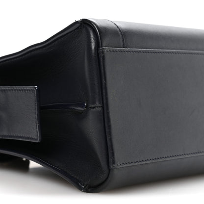 Saint Laurent Smooth Calfskin Small East Side Tote Midnight Blue 10 of 13