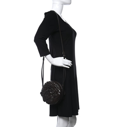 Valentino Garavani Nappa Atelier 03 Rose Edition Round Crossbody Bag Bitter Chocolate 3 of 9