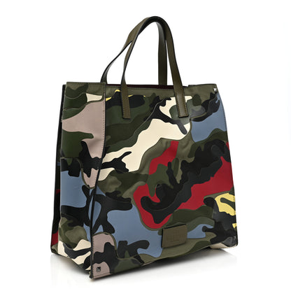 Valentino Garavani Nylon Camouflage Rockstud Tote Multicolor 2 of 13