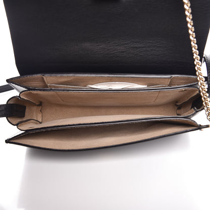 Chloe Suede Calfskin Small Faye Shoulder Bag Black 5 of 7