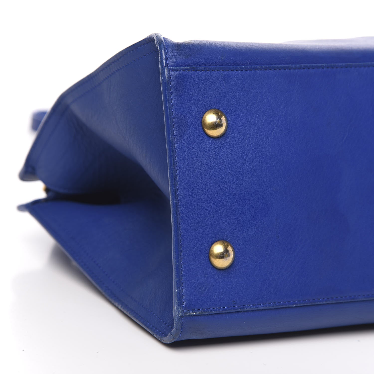 Saint Laurent Calfskin Small Classic Y Cabas Royal Blue 6 of 20
