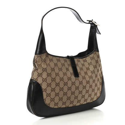 Gucci Monogram Web Small Jackie O Hobo Dark Brown 3 of 23