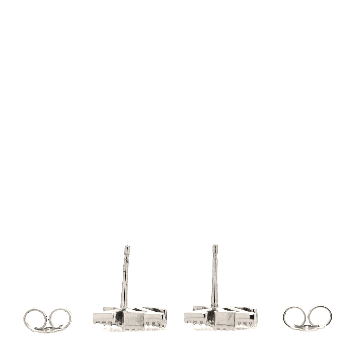 Crystal LV Iconic Earrings Silver