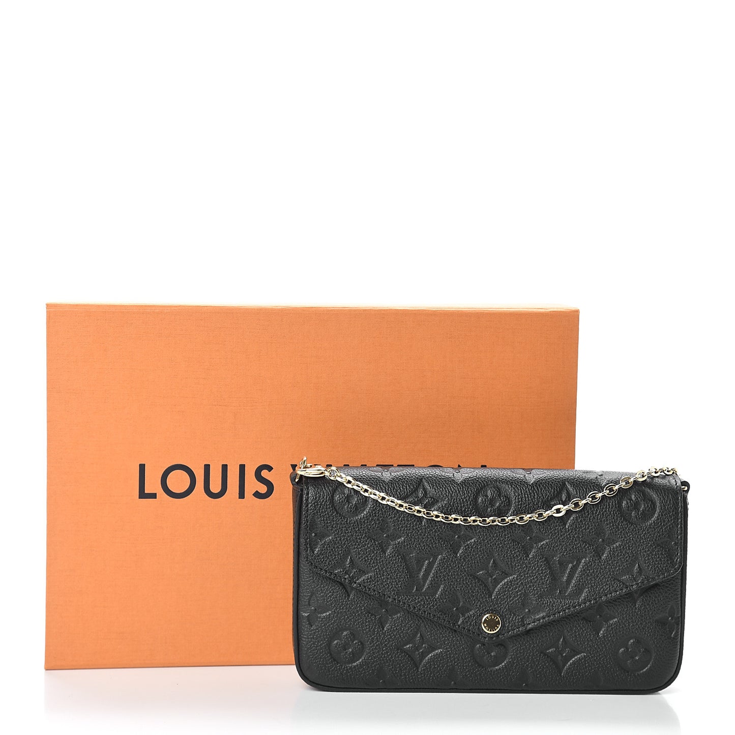 Empreinte Pochette Felicie Chain Wallet Black