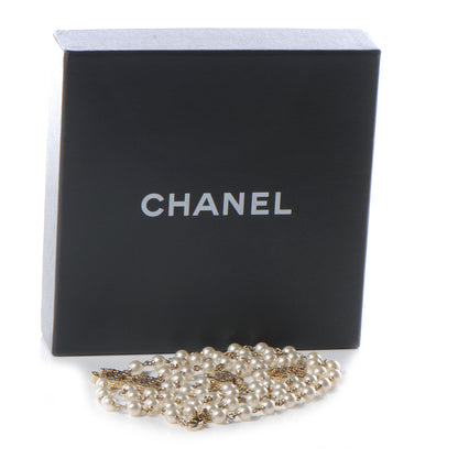 Chanel Pearl CC Long Necklace Gold 5 of 6