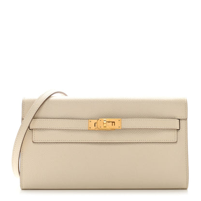 Hermes Epsom Kelly Wallet To Go Craie 1 of 10