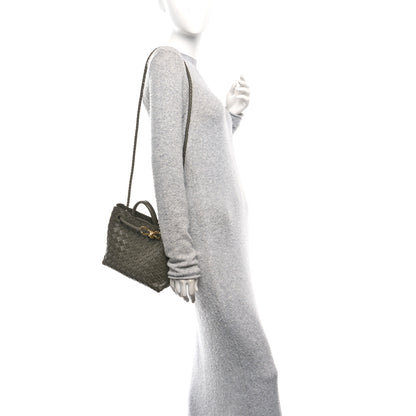 Bottega Veneta Nappa Intrecciato Small Andiamo Shoulder Bag Cypress 2 of 9