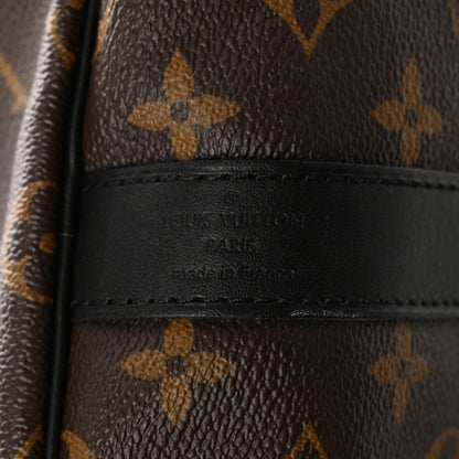 Louis Vuitton Monogram Macassar Keepall Bandouliere 55 5 of 10