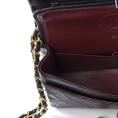 Chanel Lambskin Quilted Medium Double Flap Black 4 of 12