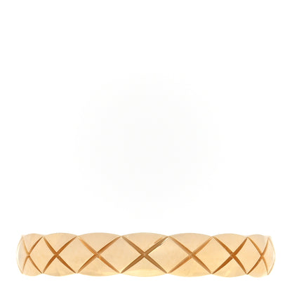 Chanel 18K Yellow Gold Mini Coco Crush Ring 49 4.75 1 of 5