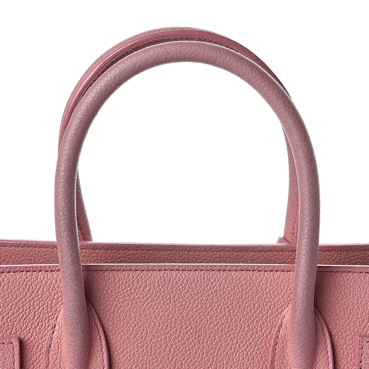 Grained Calfskin Baby Sac De Jour Dark Rose