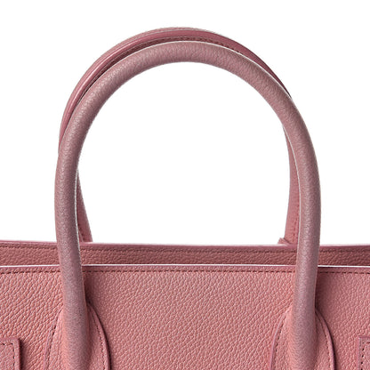 Saint Laurent Grained Calfskin Baby Sac De Jour Dark Rose 14 of 16