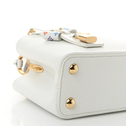 Louis Vuitton LV X TM Taurillon BB Capucines  Blanc 8 of 9