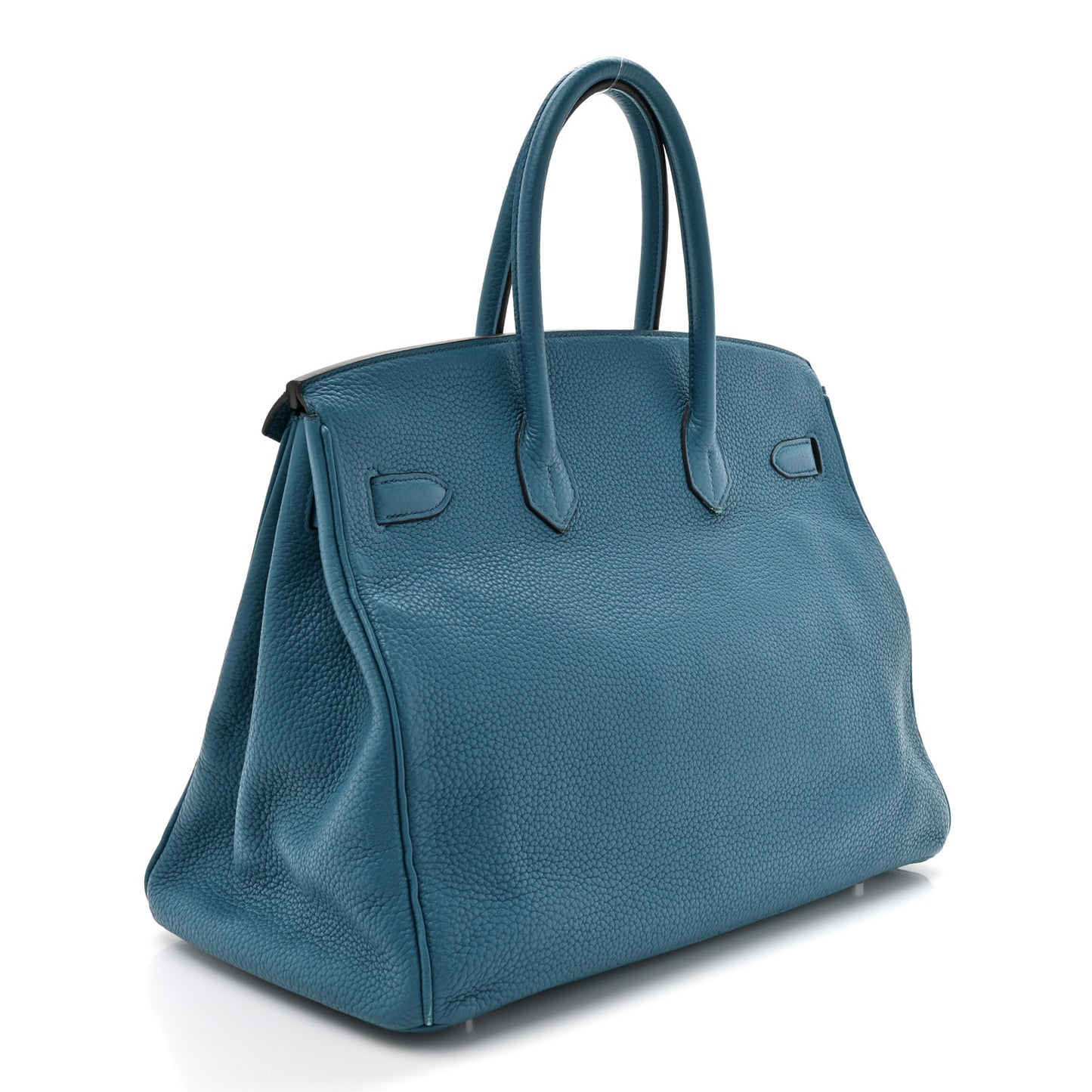 Taurillon Clemence BIRKIN 35 Bleu de Galice